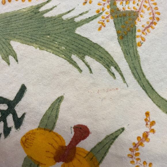 Couleur Nature Placemats Set of 9 Green Yellow Floral Flowers Botanical Paris - Picture 6 of 11